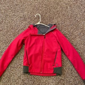 Pink fitted RYO rain/ weather jacket